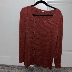 Rust colored Sweater, Size XL, Excellent Condition, VERY soft